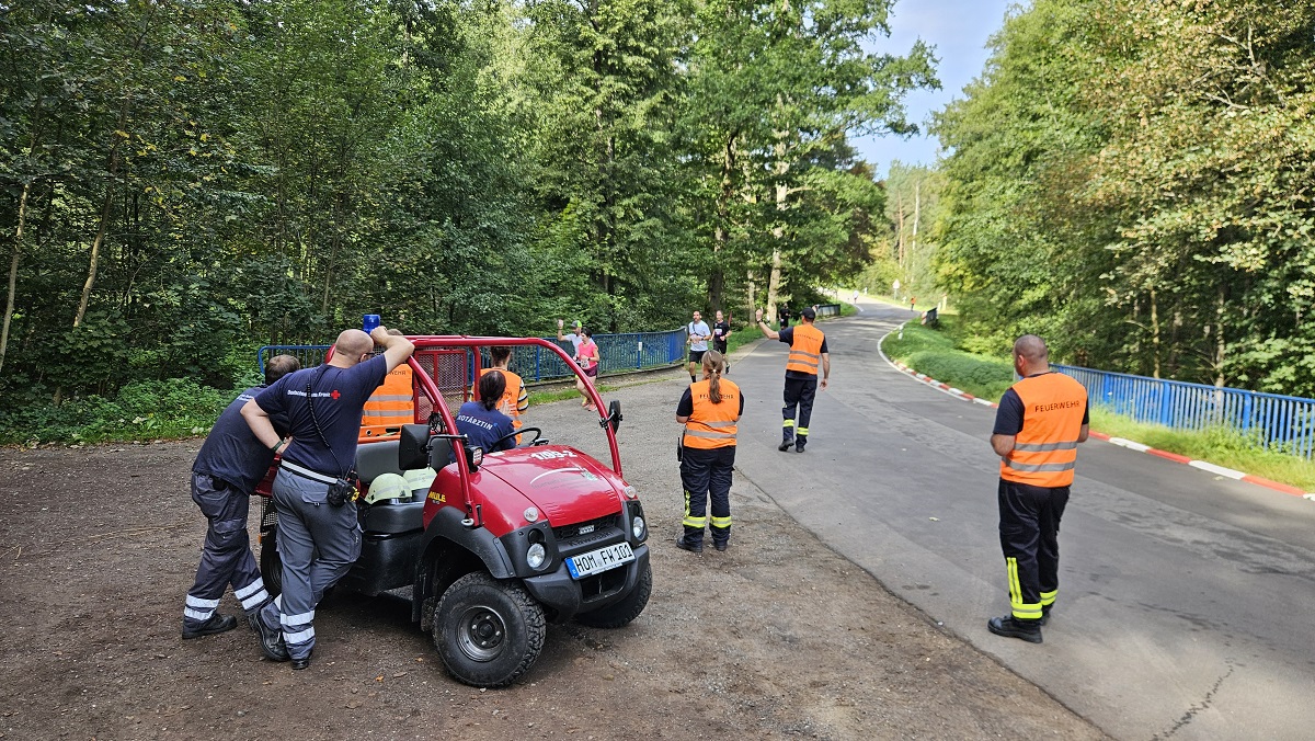 Feuerwehr Kirrberg unterstützte Laufveranstaltung